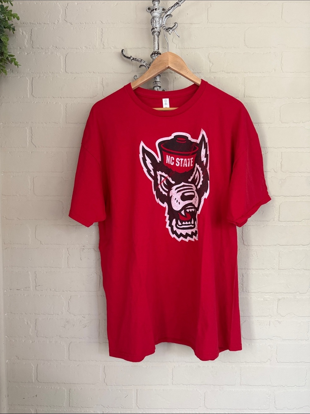 North Carolina State Wolf Graphic Tee Men's Short Sleeve cotton college ball 2x
